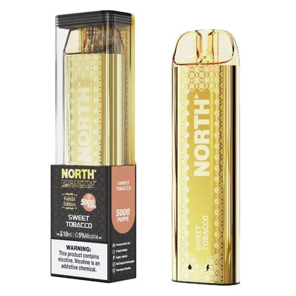 Sweet Tobacco North Habibi Disposable Vape 5K 5000 Puffs Sweet Tobacco North Habibi Disposable Vape 5K 5000 Puffs
