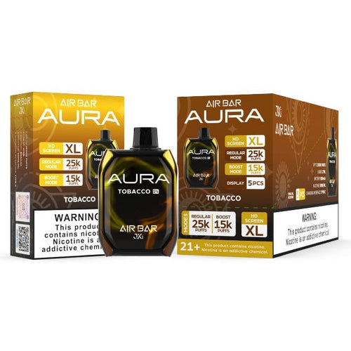 Tobacco Air Bar Aura Disposable Vape 25000