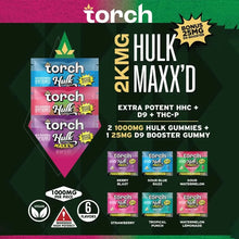 Cargar imagen en el visor de la galería, Torch Hulk Maxx’d Gummies 2000mg 2ct

