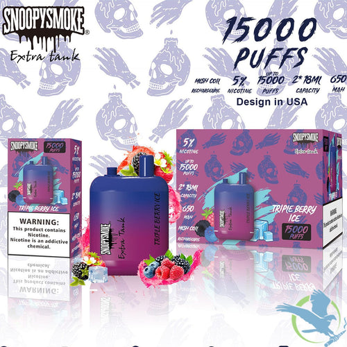 Triple Berry Ice Snoopy Smoke Disposable Vape