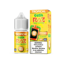 Load image into Gallery viewer, Tropical Gush Pod Juice Raz Gush E Liquid 55ml 30mg E-Liquid
