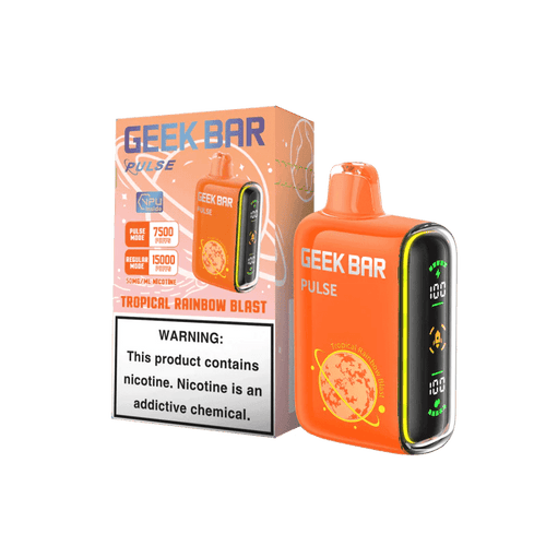 Tropical Rainbow Blast Geek Bar Pulse 15000 Disposable Vape