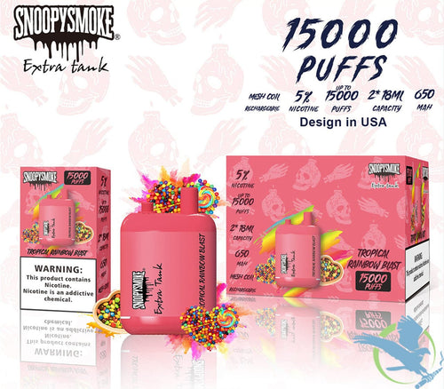Tropical Rainbow Blast Snoopy Smoke Disposable Vape