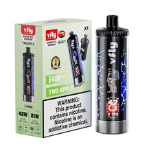 Cargar imagen en el visor de la galería, Two Apple (Kit) Vfly hookah disposable kit 40K
