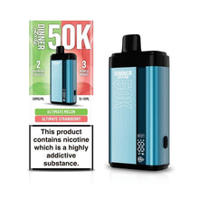 Cargar imagen en el visor de la galería, Ultimate Melon &amp; Ultimate Strawberry Dinner Lady Row DL50K Vape Disposable
