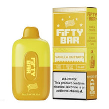 Cargar imagen en el visor de la galería, Vanilla Custard - 6500 Puffs Fifty Bar V2 20000 Disposable
