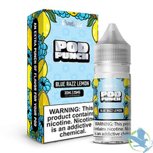 Load image into Gallery viewer, Blue Razz Lemon / 25 mg Vapetasia Salts Non Tobacco Pod Punch E-Liquid
