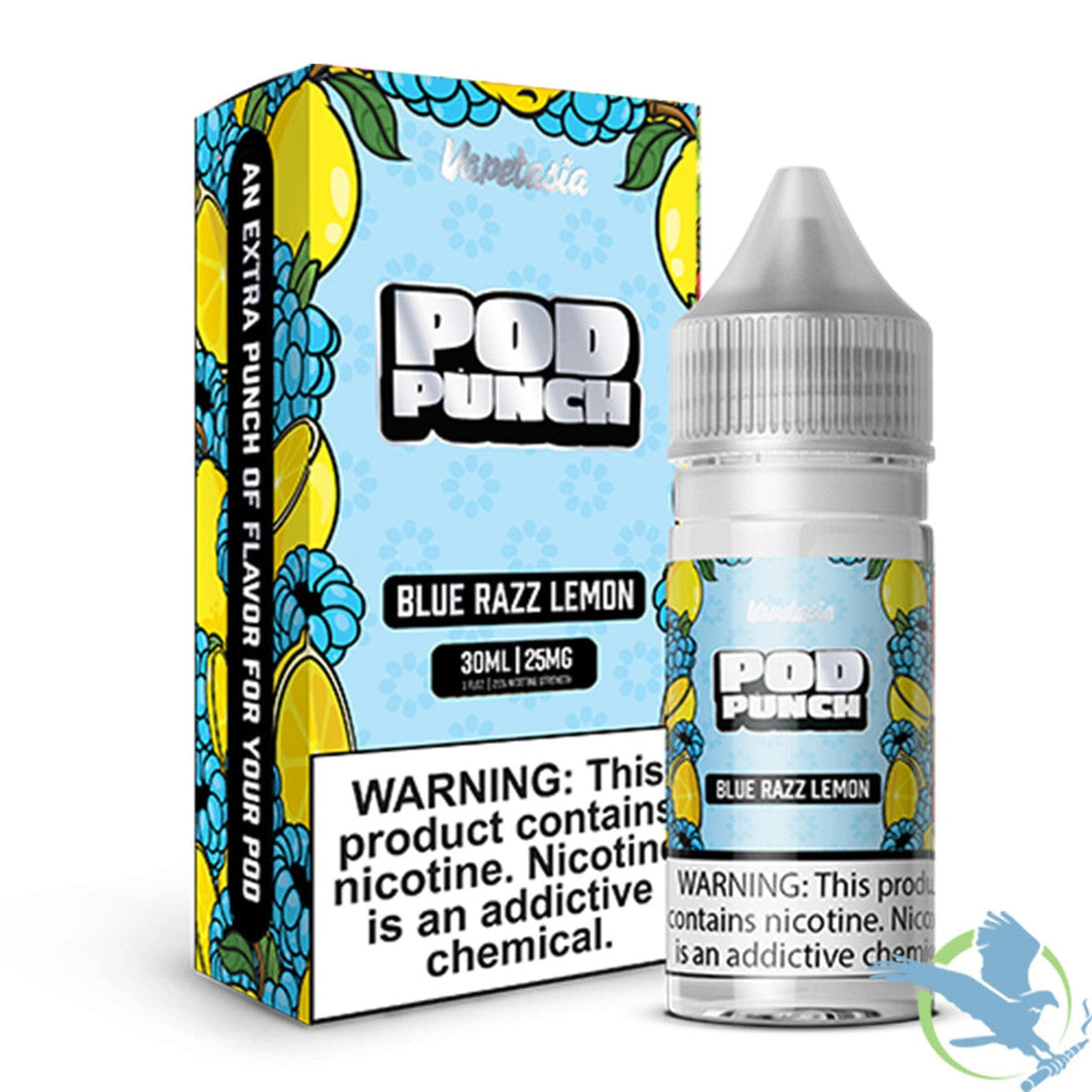 Blue Razz Lemon / 25 mg Vapetasia Salts Non Tobacco Pod Punch E-Liquid