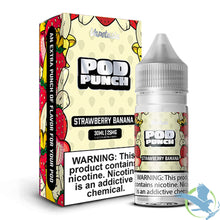 Load image into Gallery viewer, Strawberry Banana / 25 mg Vapetasia Salts Non Tobacco Pod Punch E-Liquid
