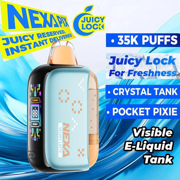 Nexa PIX 35K Velvet Latte Creamy Coffee Disposable Vape Nexa PIX 35K Velvet Latte Creamy Coffee Disposable Vape