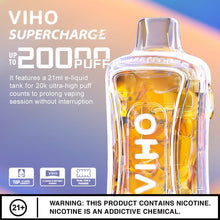 Load image into Gallery viewer, VIHO Supercharge 20K Disposable Vape
