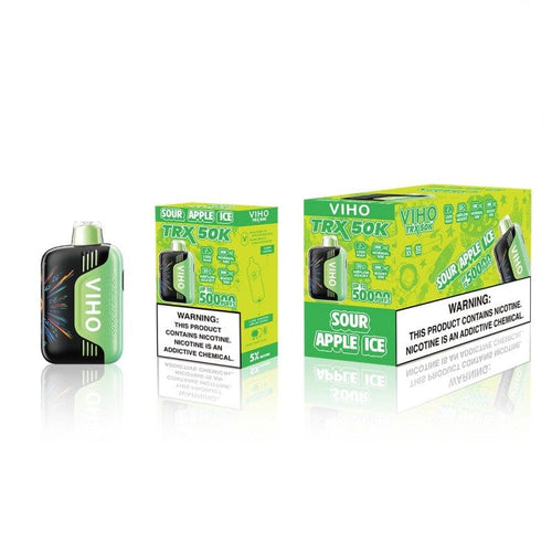 Sour Apple Ice / Single Viho TRX 50K Disposable Vape