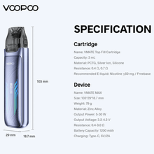 Cargar imagen en el visor de la galería, Voopoo Vmate Max Pod Kit
