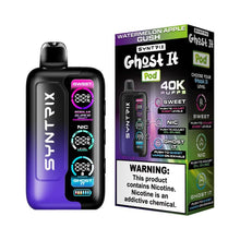 Cargar imagen en el visor de la galería, Watermelon Apple Gush Syntrix ghost it 40K Disposable
