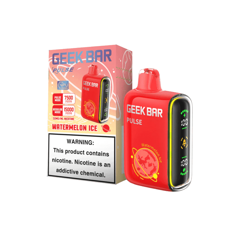 Watermelon Ice Geek Bar Pulse 15000 Disposable Vape