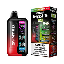 Cargar imagen en el visor de la galería, Watermelon Ice Syntrix ghost it 40K Disposable
