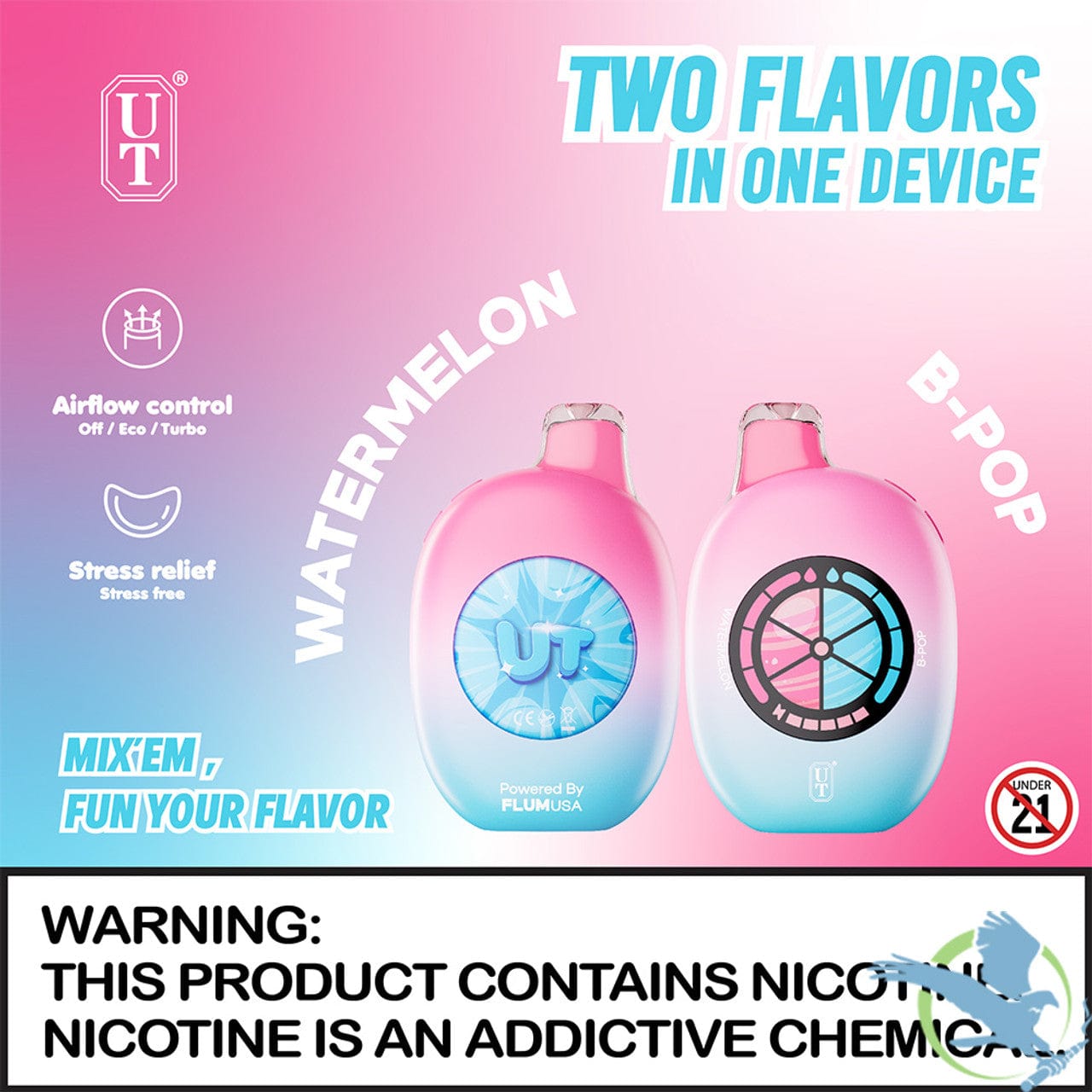 elf bar vape uk Flum UT Bar 50K Disposable Vape 5% $18.69 main image 1