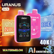 Cargar imagen en el visor de la galería, Watermelon Ijoy Uranus Mate 40K Disposable Vape 40,000 Puffs
