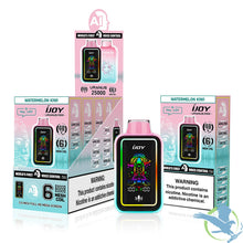 Load image into Gallery viewer, Watermelon Kiwi Ijoy Uranus 25000 Puff Disposable Vape
