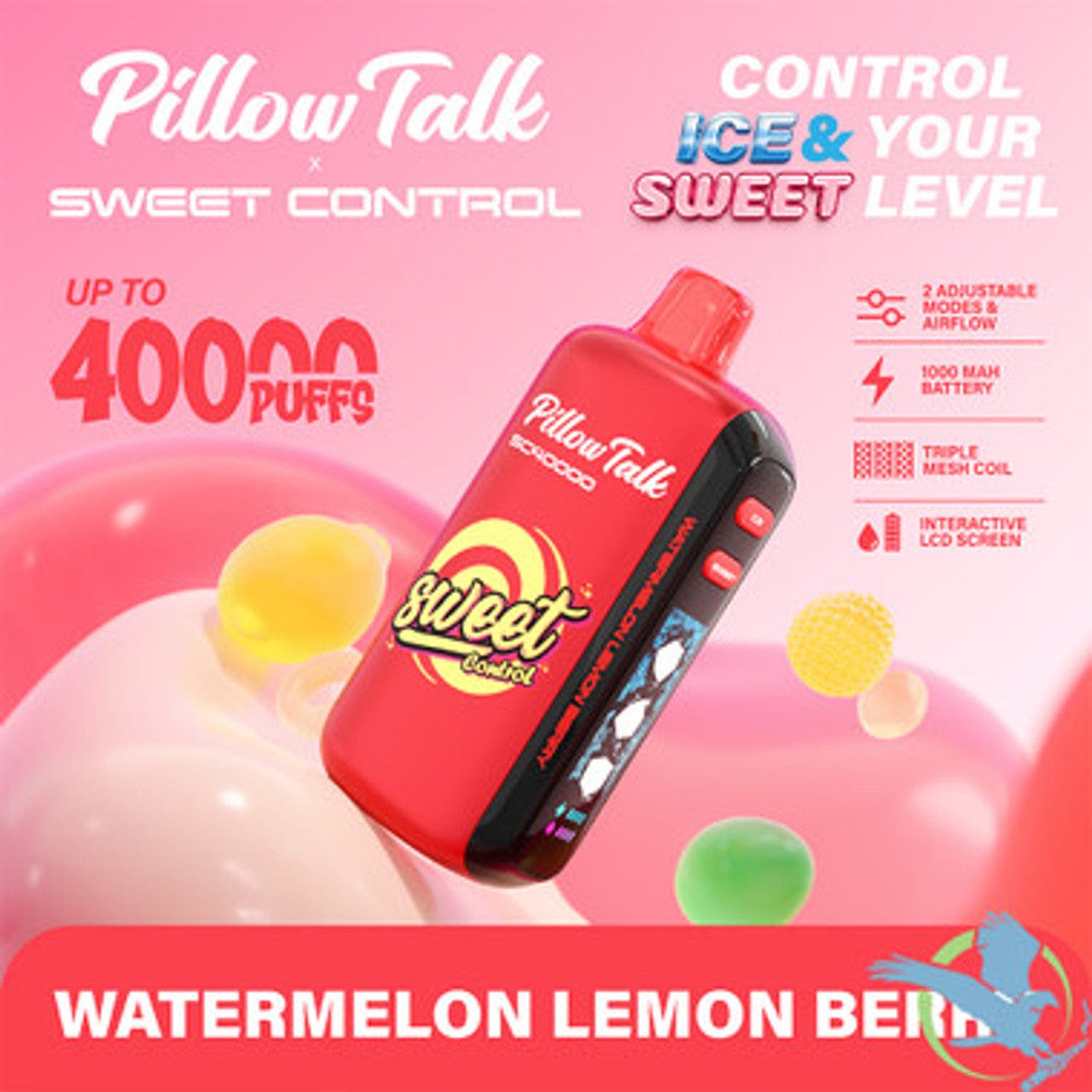 Pillow Talk Sweet Control Vape Disposable 40k Puffs Pillow Talk Sweet Control Vape Disposable 40k Puffs
