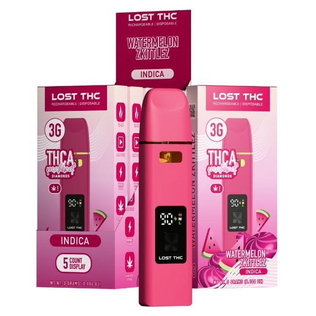 Lost THC Melted Diamonds Disposable 3GM Vape Lost THC Melted Diamonds Disposable 3GM Vape