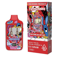 Load image into Gallery viewer, Watermelon Zkittlez (Sativa) Flying Horse Orchard Medley Disposable Vape 8.5gm
