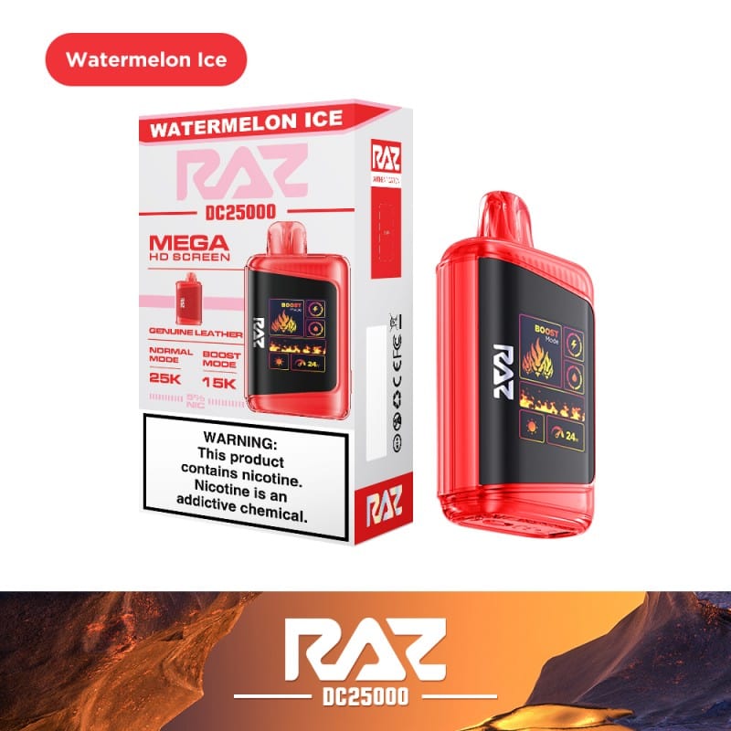 Watermelon ice Raz DC25000 Puff Disposable Vape