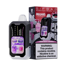 Cargar imagen en el visor de la galería, White Gummy (Nic &amp; Sweetness Control) Rifbar Mixpro 40K Vape

