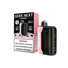 Cargar imagen en el visor de la galería, White Peach Raspberry Geek Next X50000 50K Disposable Vape
