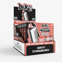 Load image into Gallery viewer, Kit / White Strawberry Beri Cliq 50K Disposable Kit &amp; Refills
