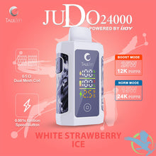 Load image into Gallery viewer, White Strawberry ice / Single TaijiZen Judo IJoy 24K Disposable Vape
