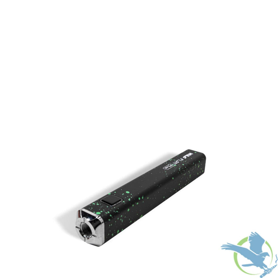 Black Green Spatter Wulf Mods x Yocan Flat Plus Vaporizer Pen Battery