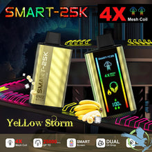 Load image into Gallery viewer, Yellow Storm Onee Stick Smart TC25K Disposable Vape
