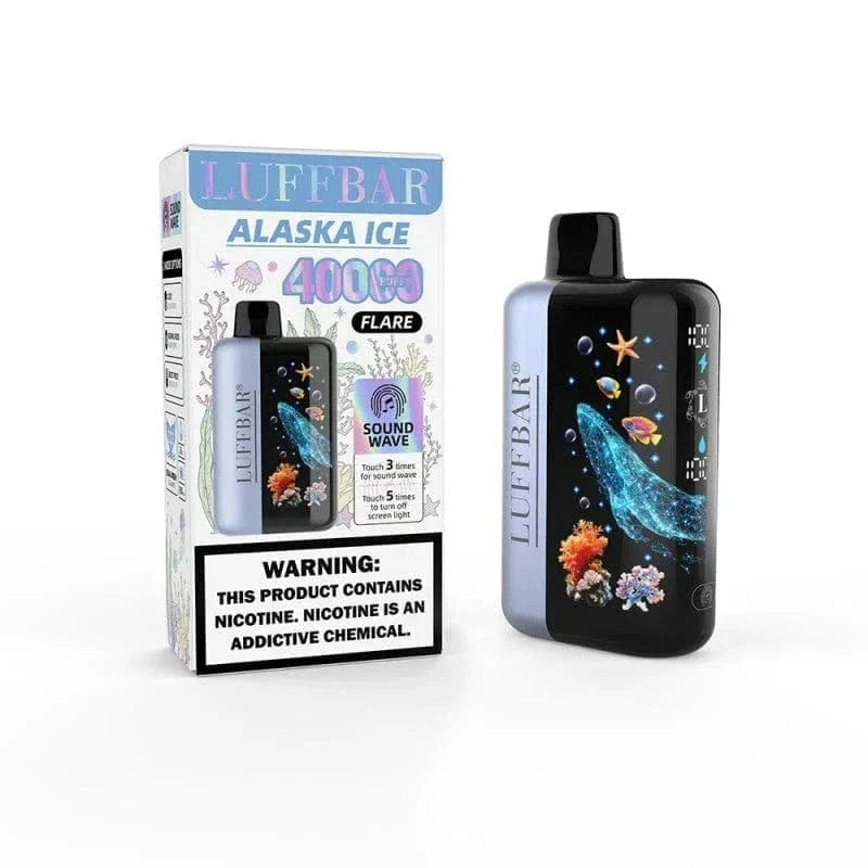 Alaska Ice( Now Switched to New Model - Luffbar Flare 40K ) / Single Lufffbar TT9000 Disposable Vape