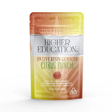 Load image into Gallery viewer, Citrus Punch - Sativa Higher Education D9 LR Gummies 1200mg 40pc
