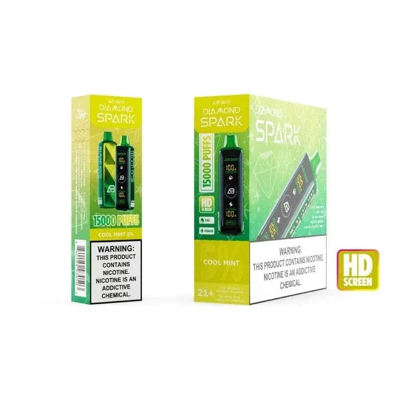 Air Bar Spark 15K Cool Mint Cool Mint Air Bar AB10000 Disposable