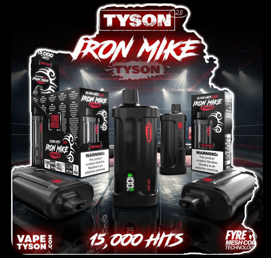 Cool Mint Iron Mike Tyson 15K Disposable Vape