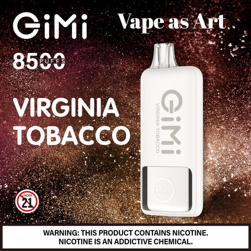 gimi virginia tobacco GIMI 8500 Puffs Disposable Vape