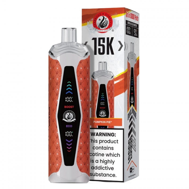 Pumpkin Pie 15K by Starbuzz (Different Brand) - Customers love this better Pumpkin Pie Frosting (Halloween Edition) Raz TN9000 Disposable Vape