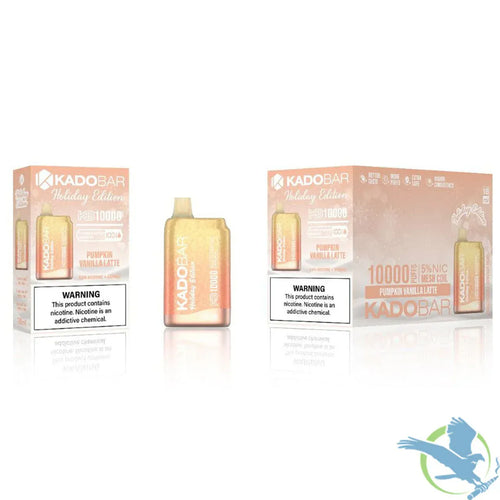 Pumpkin Vanilla Latte Coffee Flavor Disposable Kado Bar 10K (Single)