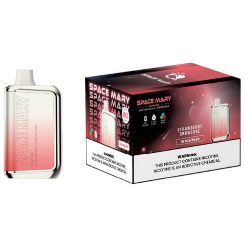 Strawberry Snowcone Space Mary SM8000 Disposable Vape