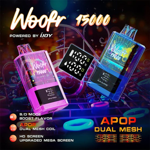 Woofr 15000 Puffs Disposable Vape By iJoy Bar