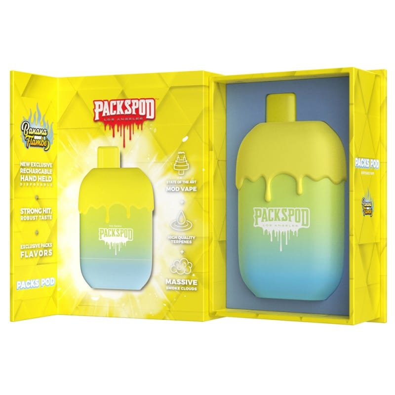 SINGLE BANANA FLAMBE PACKSPOD VAPE