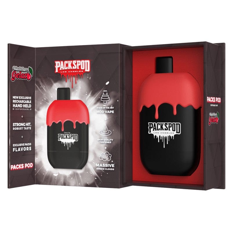 SINGLE BLACK CHERRY PACKSPOD VAPE