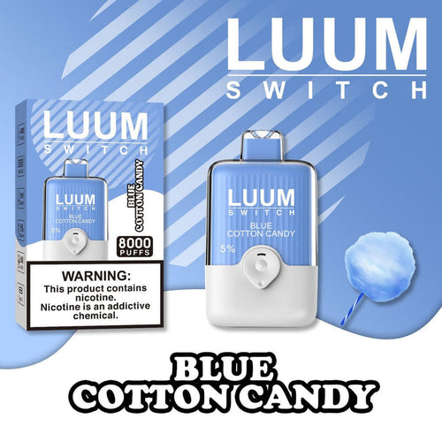 Blue Cotton Candy Luum Switch Vape