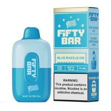 Load image into Gallery viewer, Blue Razzle Ice Fifty Bar Disposable
