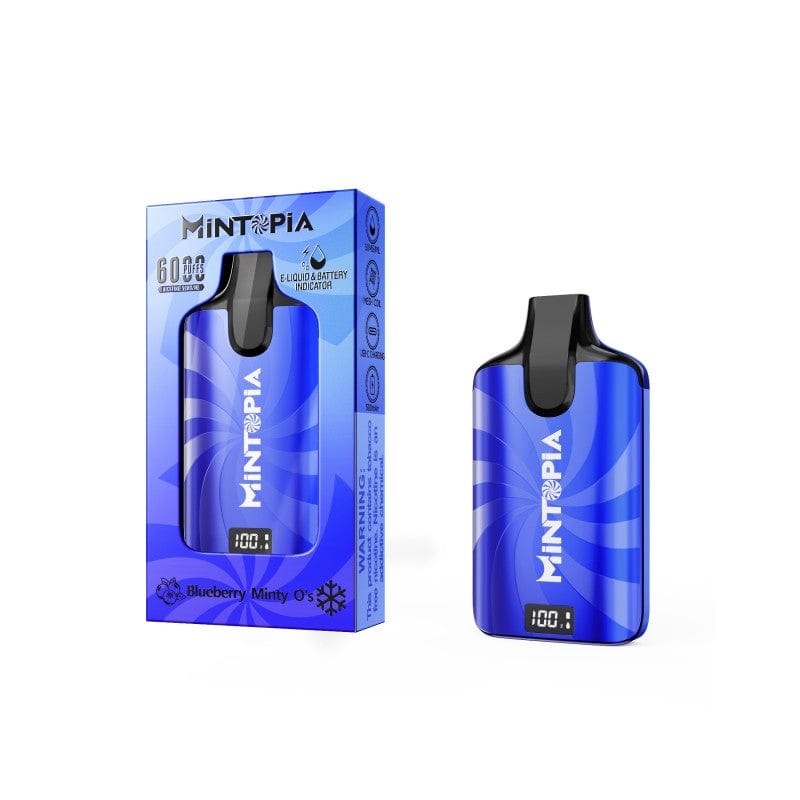 Blueberry Mint O's Mintopia 6000 Vape