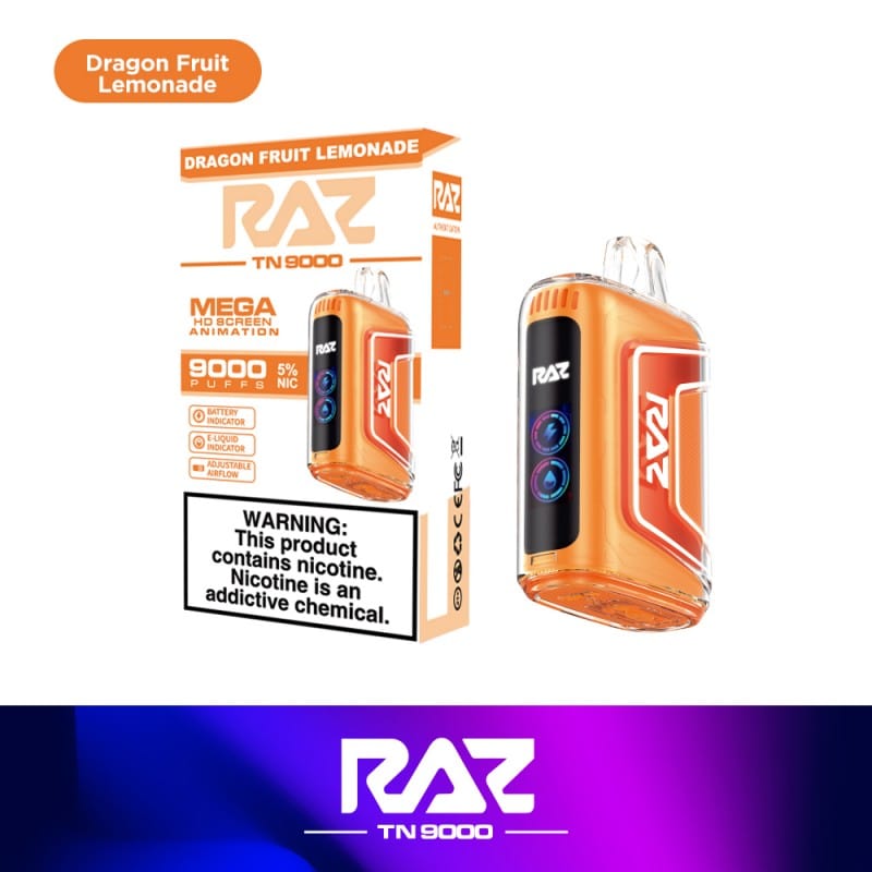Tobacco Flavor Raz TN9000 Disposable Vape 9000 Puffs 5% Nicotine Australia Peach Grapefruit Raz Tn9000 Disposable Vape Flavors Tobacco Flavor Raz TN9000 Disposable Vape 9000 Puffs 5% Nicotine Australia Peach Grapefruit Raz Tn9000 Disposable Vape Flavors