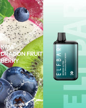 Load image into Gallery viewer, Kiwi Dragon fruit Berry ELF BAR BC5000 ULTRA DISPOSABLE VAPE 5% NICTONE
