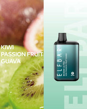 Load image into Gallery viewer, Kiwi Passion Fruit Guava ELF BAR BC5000 ULTRA DISPOSABLE VAPE 5% NICTONE
